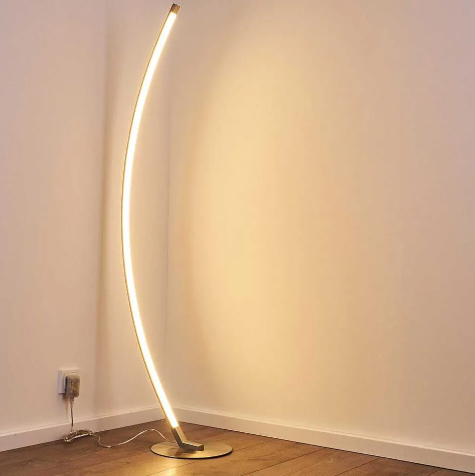 Lampadaire Playa Led Nickel Mat, 1 Lumiere