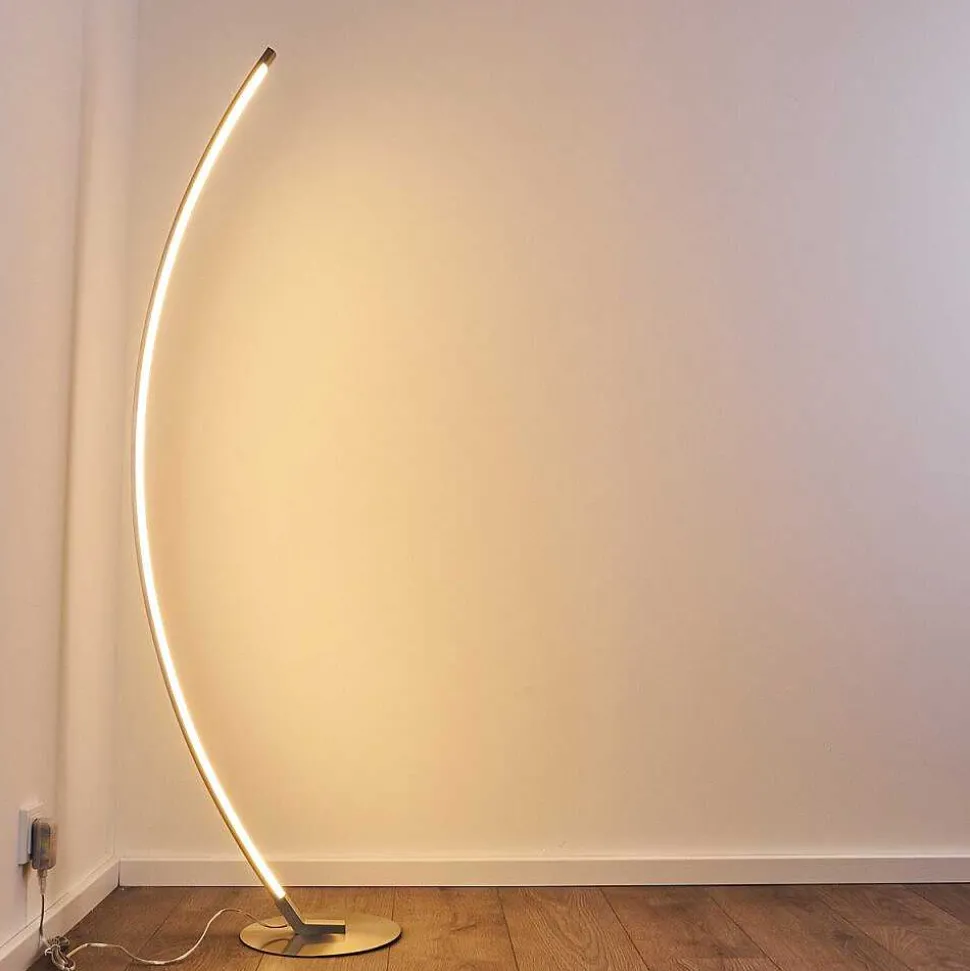 Lampadaire Playa Led Nickel Mat, 1 Lumiere