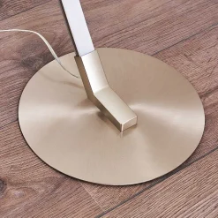 Lampadaire Playa Led Nickel Mat, 1 Lumiere