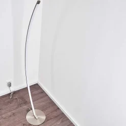 Lampadaire Playa Led Nickel Mat, 1 Lumiere