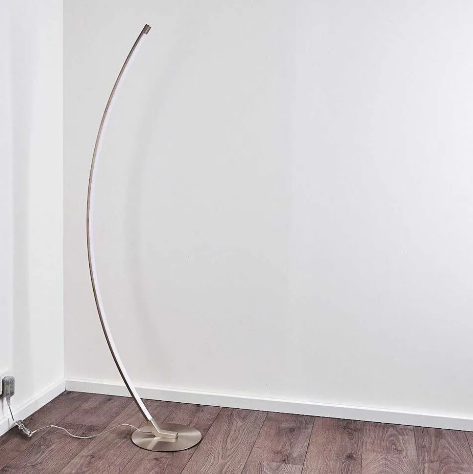 Lampadaire Playa Led Nickel Mat, 1 Lumiere