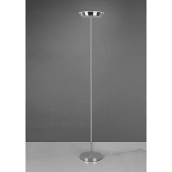 Lampadaire Reality Swona Led Nickel Mat, 1 Lumiere, Telecommandes
