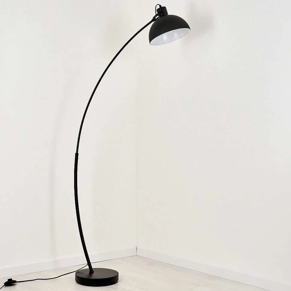 Lampadaire Recife Noir, 1 Lumiere