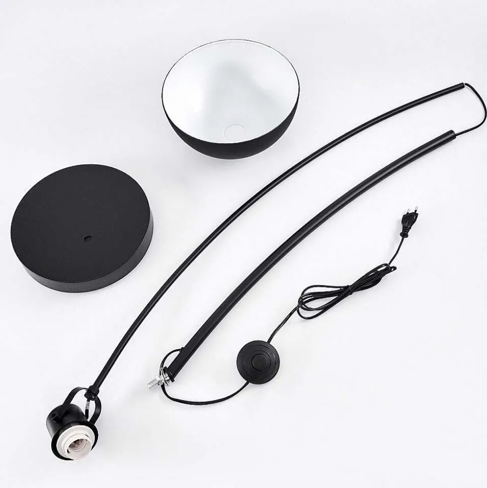 Lampadaire Recife Noir, 1 Lumiere