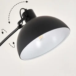 Lampadaire Recife Noir, 1 Lumiere