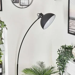 Lampadaire Recife Noir, 1 Lumiere