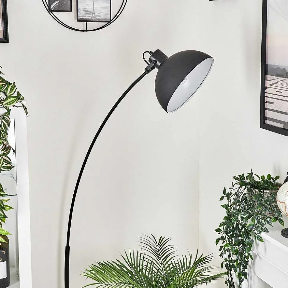 Lampadaire Recife Noir, 1 Lumiere