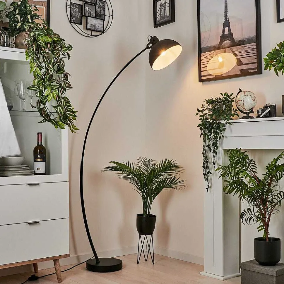 Lampadaire Recife Noir, 1 Lumiere