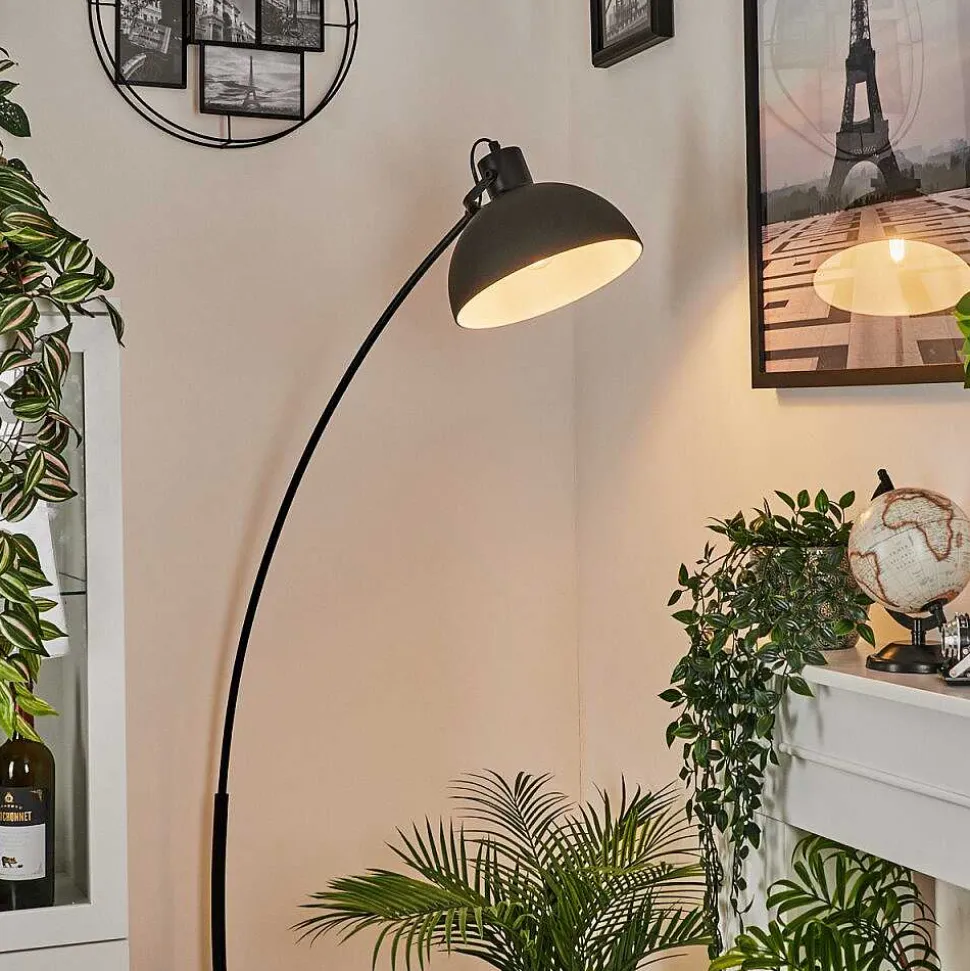 Lampadaire Recife Noir, 1 Lumiere