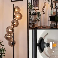 Lampadaire Remaisnil Fume, 6 Lumieres