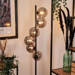 Lampadaire Remaisnil Fume, 6 Lumieres