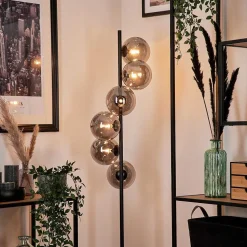 Lampadaire Remaisnil Fume, 6 Lumieres