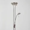 Lampadaire Rom Led Nickel Mat, 2 Lumieres