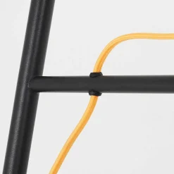 Lampadaire Saillon Noir, 1 Lumiere