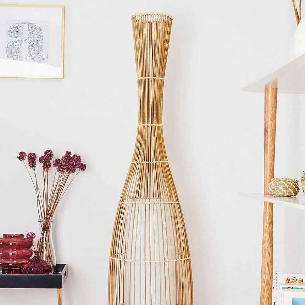 Lampadaire Saranda Brun, 1 Lumiere