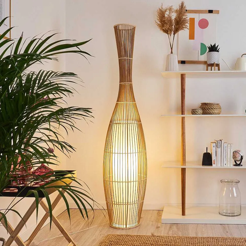 Lampadaire Saranda Brun, 1 Lumiere