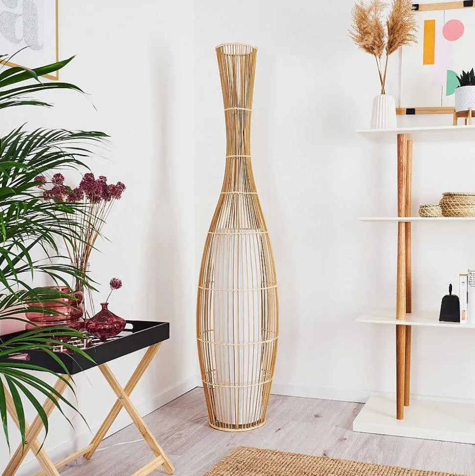 Lampadaire Saranda Brun, 1 Lumiere