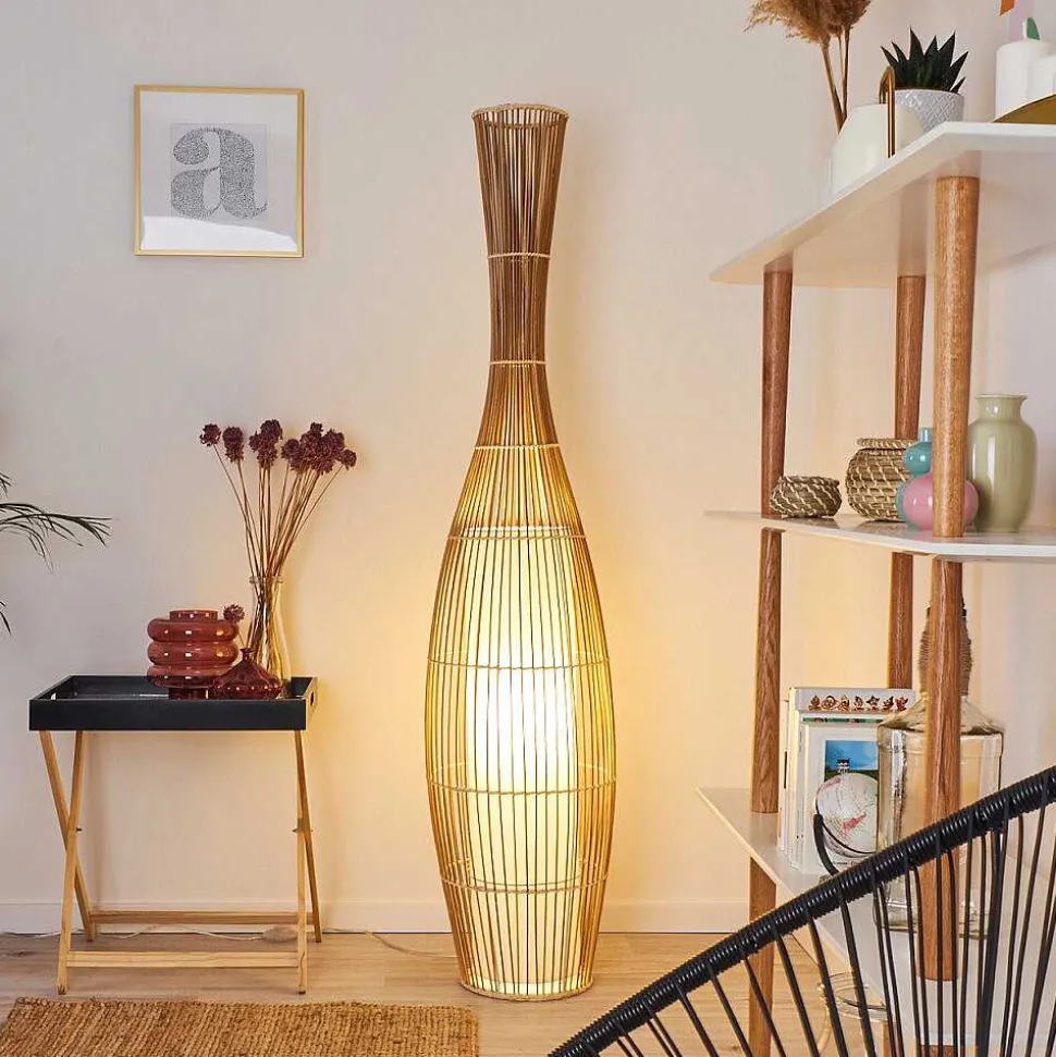 Lampadaire Saranda Brun, 1 Lumiere