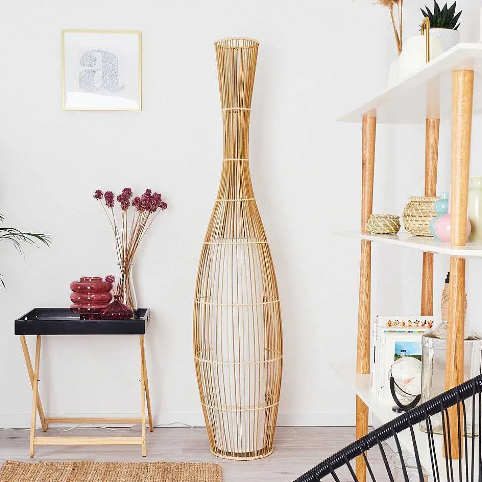 Lampadaire Saranda Brun, 1 Lumiere