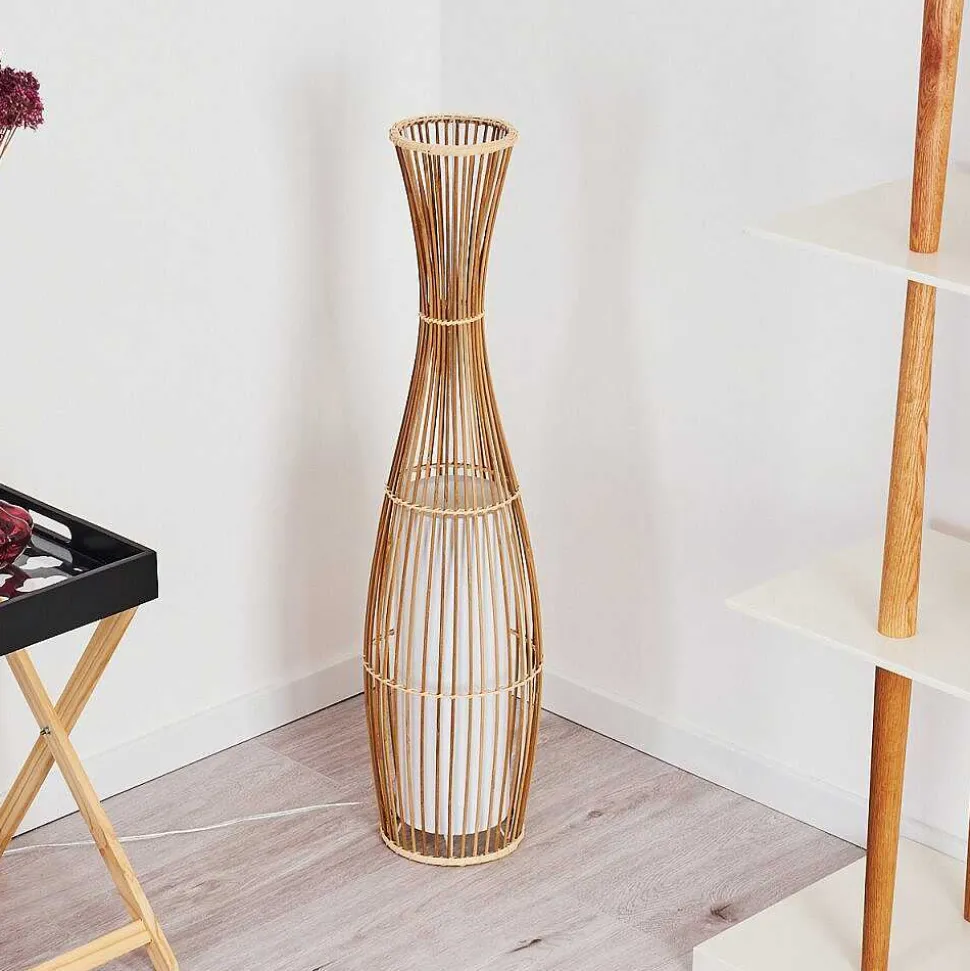 Lampadaire Saranda Brun, 1 Lumiere