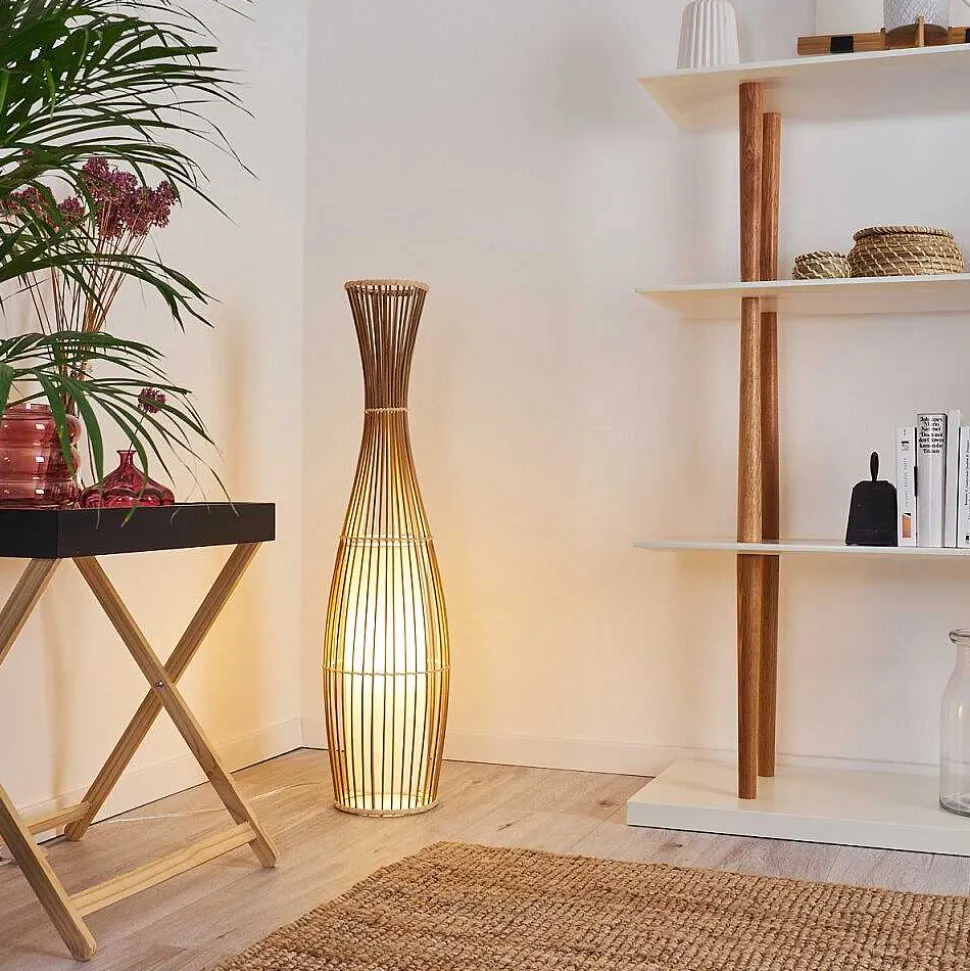 Lampadaire Saranda Brun, 1 Lumiere