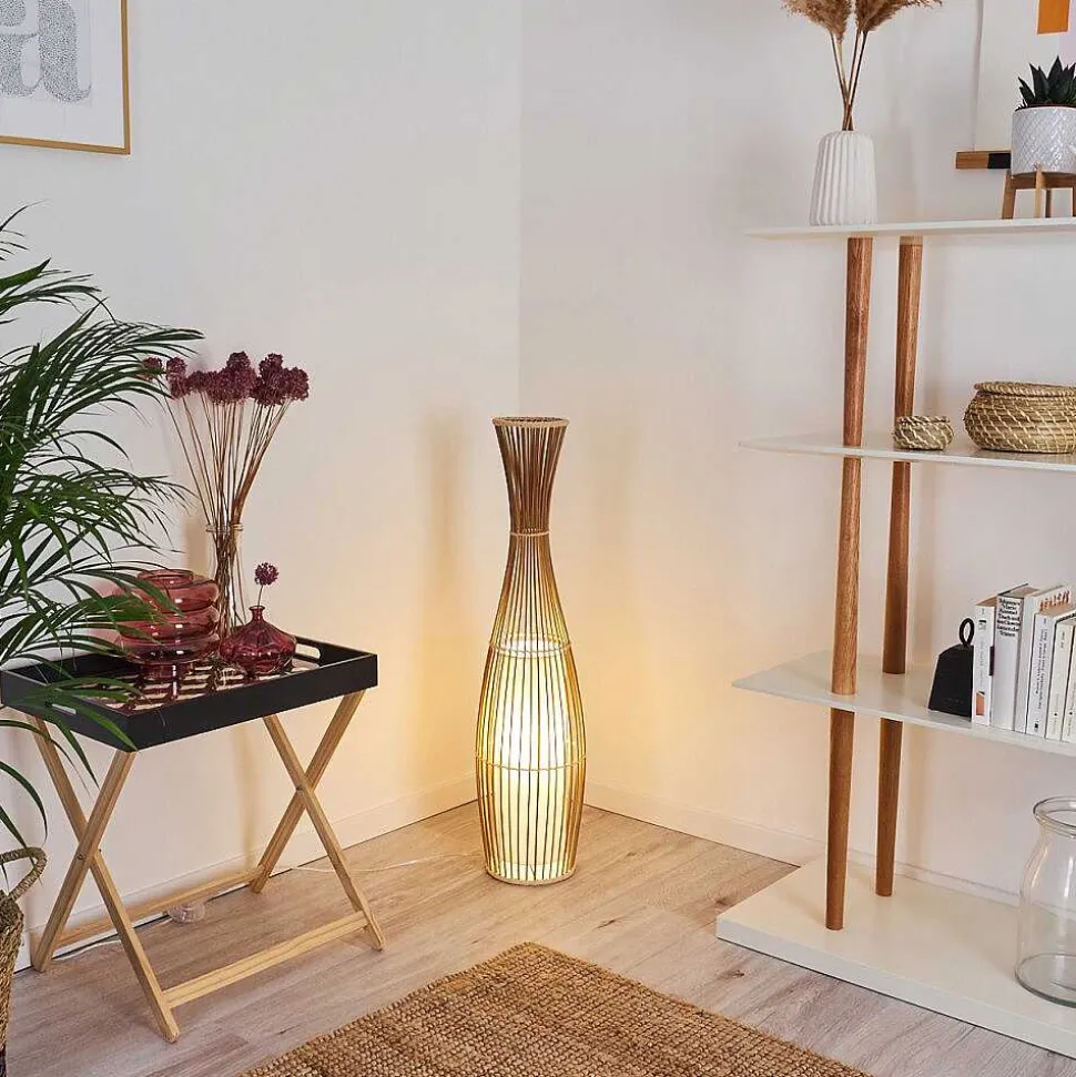 Lampadaire Saranda Brun, 1 Lumiere