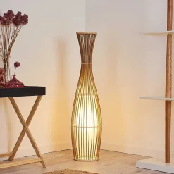 Lampadaire Saranda Brun, 1 Lumiere