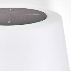 Lampadaire Solaire D'Exterieur Fisao Led Noir, 41 Lumieres, Telecommandes