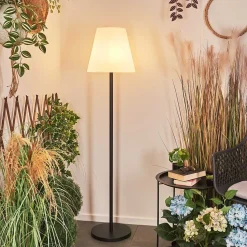 Lampadaire Solaire D'Exterieur Fisao Led Noir, 41 Lumieres, Telecommandes