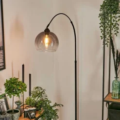 Lampadaire Tapitapa Noir, 1 Lumiere