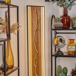 Lampadaire Terre Led Ecru, Noir, Blanc, 1 Lumiere