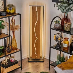 Lampadaire Terre Led Ecru, Noir, Blanc, 1 Lumiere