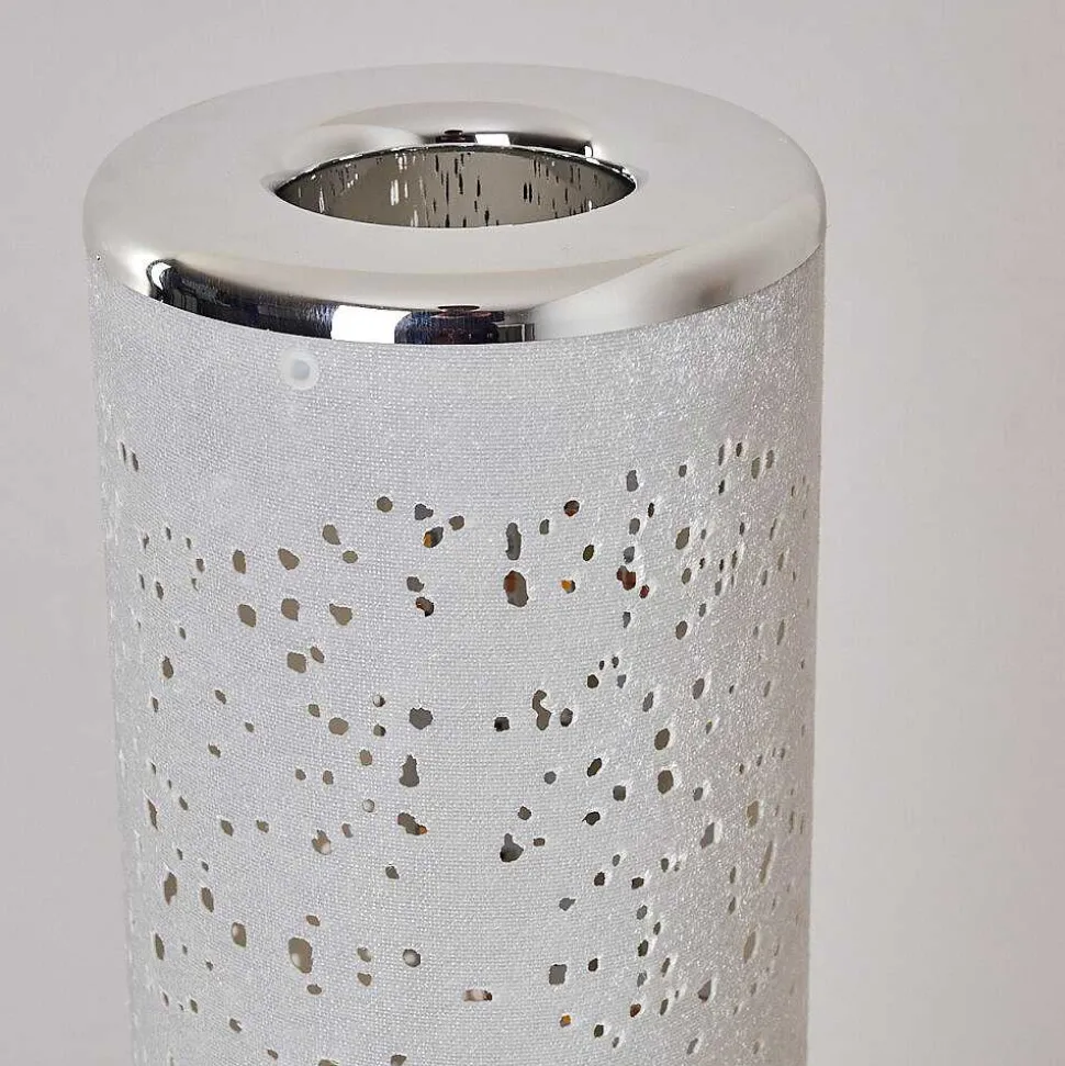 Lampadaire Tumba Led Blanc, 1 Lumiere, Telecommandes, Changeur De Couleurs