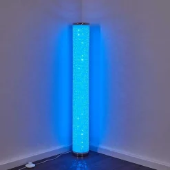 Lampadaire Tumba Led Blanc, 1 Lumiere, Telecommandes, Changeur De Couleurs