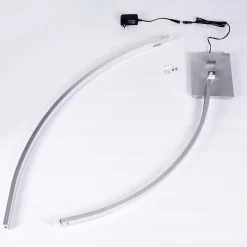 Lampadaire Uttorp Led Argente, 1 Lumiere