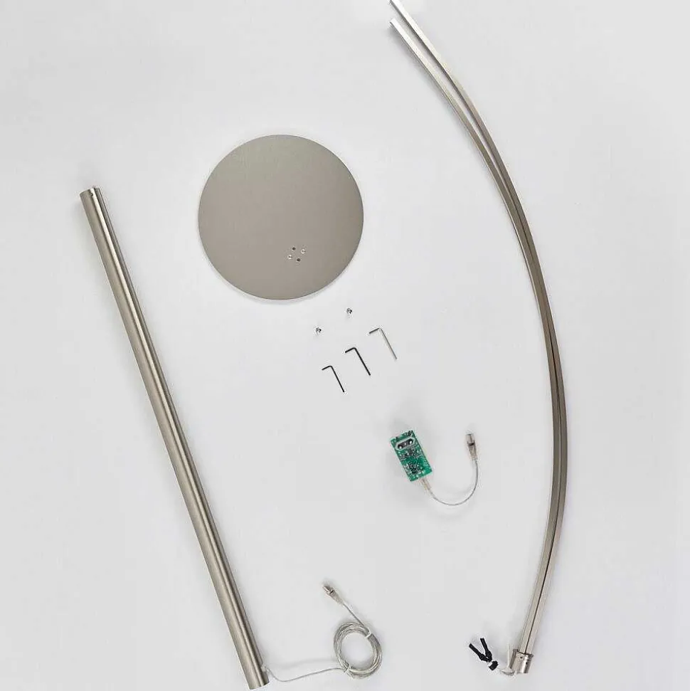 Lampadaire Uttorp Led Nickel Mat, 3 Lumieres