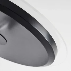 Lampadaire Wonsbek Led Noir, 2 Lumieres