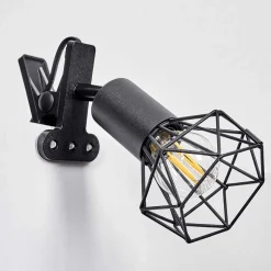 Lampe A Clipper Baripada Noir, 1 Lumiere