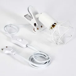 Lampe A Clipper Baripada Blanc, 1 Lumiere