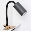 Lampe A Clipper Javel Brun, Couleur Bois, Noir, 1 Lumiere