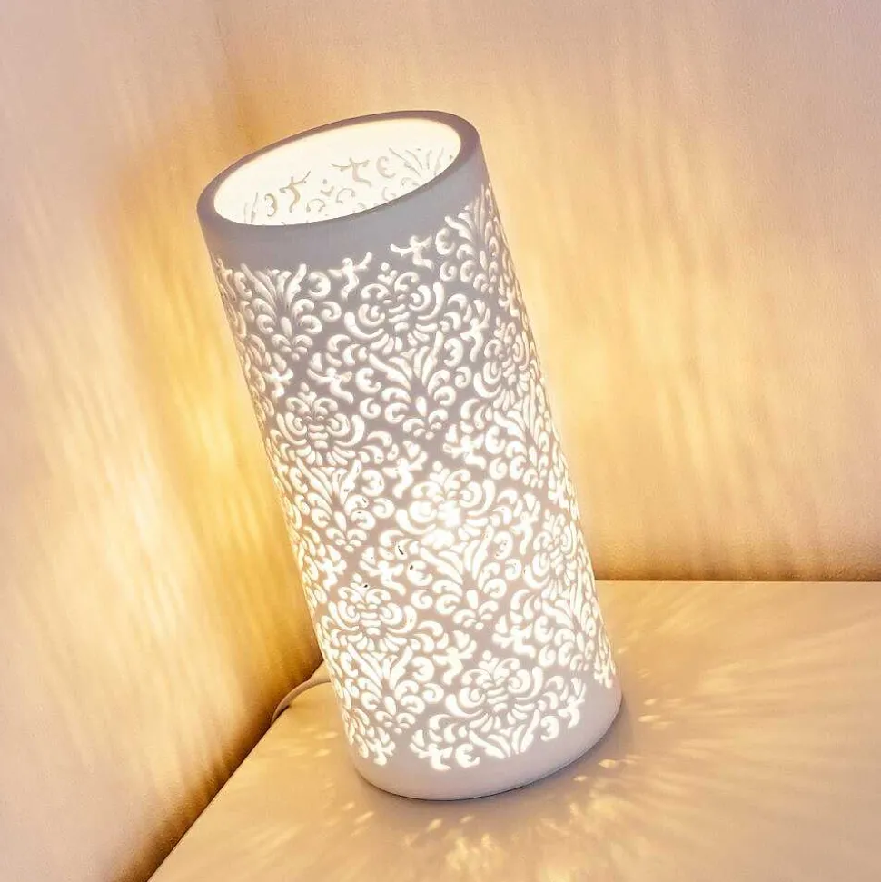 Lampe A Poser Aberjona Blanc, 1 Lumiere