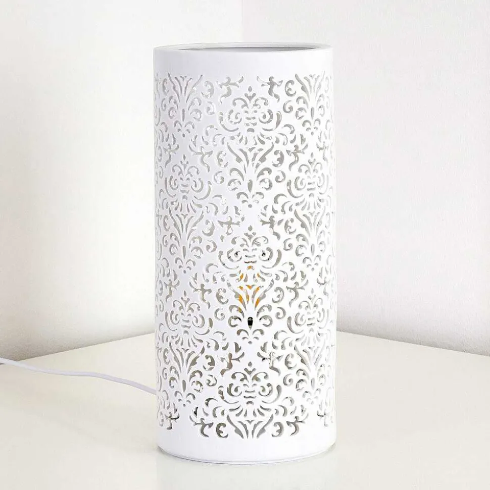 Lampe A Poser Aberjona Blanc, 1 Lumiere