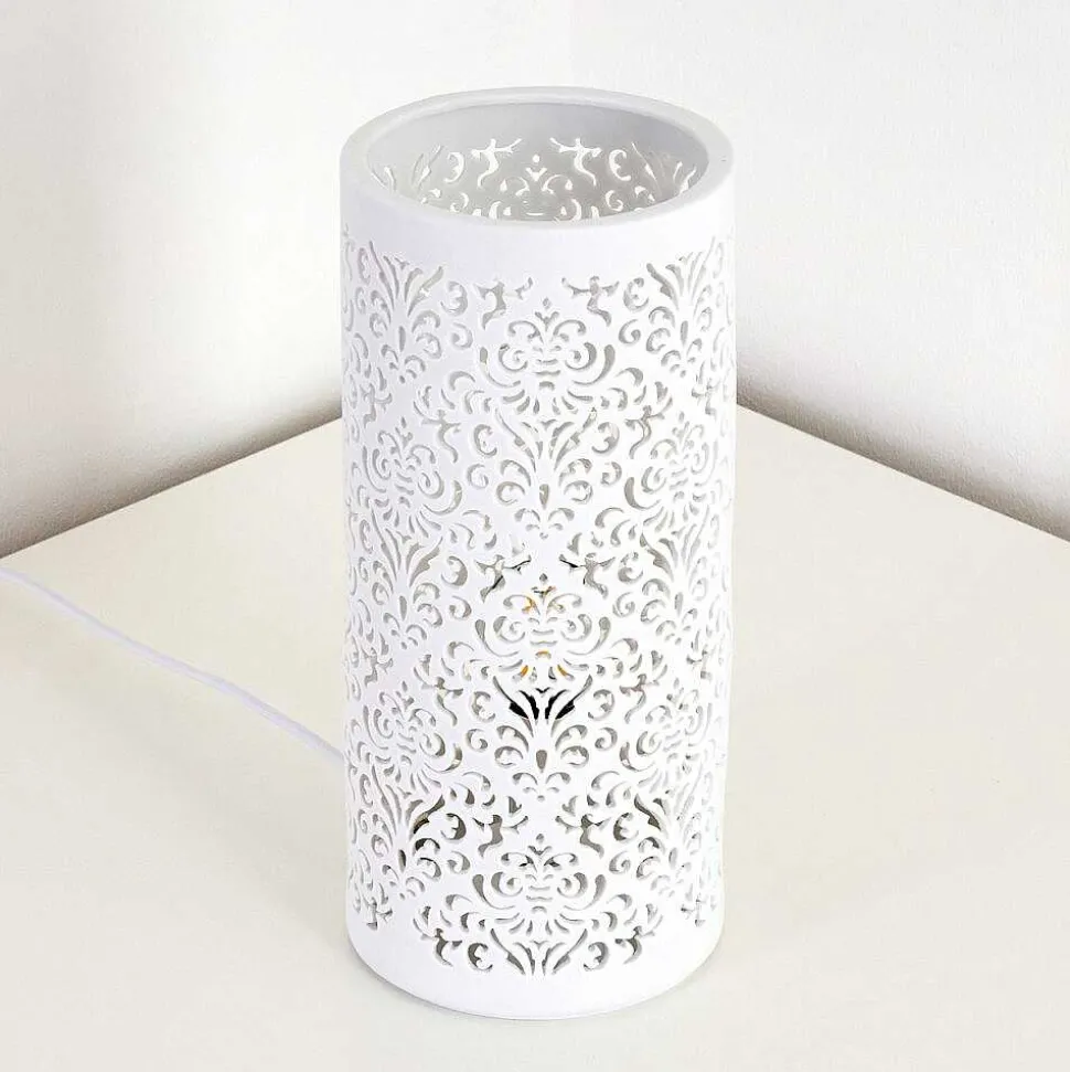 Lampe A Poser Aberjona Blanc, 1 Lumiere