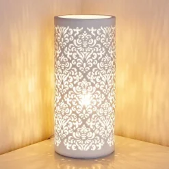 Lampe A Poser Aberjona Blanc, 1 Lumiere