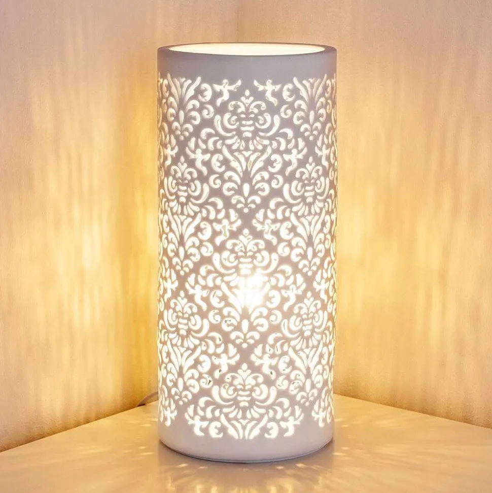 Lampe A Poser Aberjona Blanc, 1 Lumiere