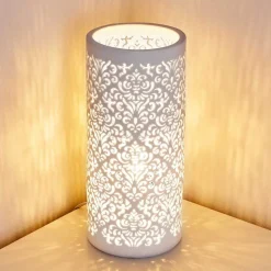 Lampe A Poser Aberjona Blanc, 1 Lumiere