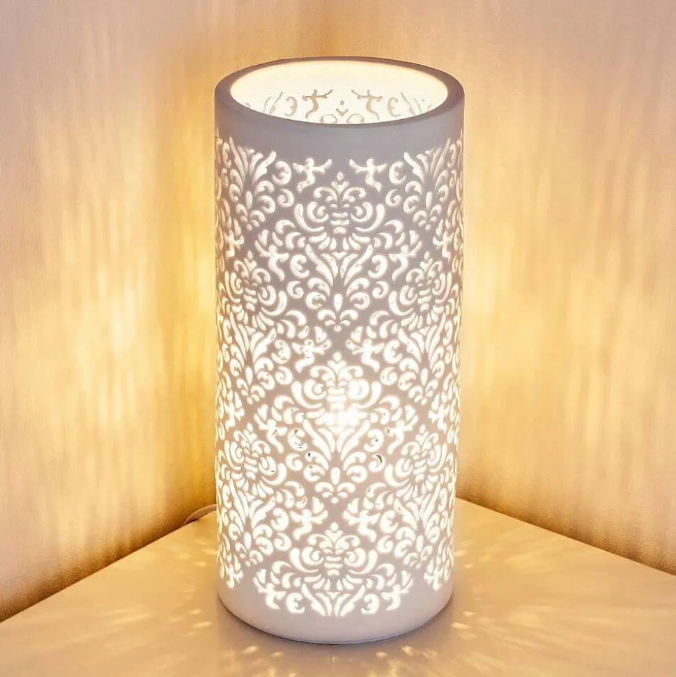 Lampe A Poser Aberjona Blanc, 1 Lumiere