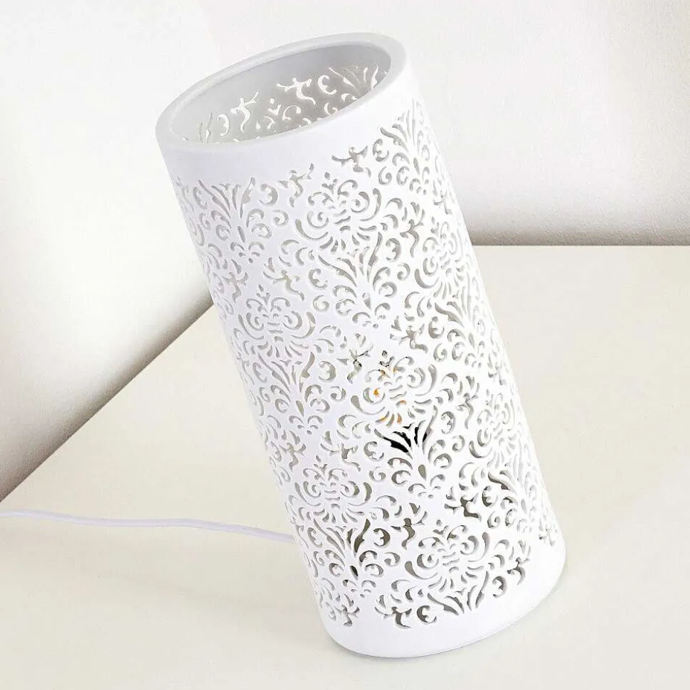 Lampe A Poser Aberjona Blanc, 1 Lumiere