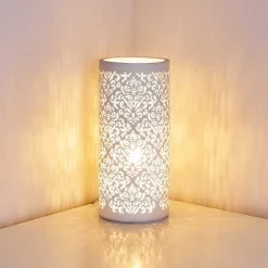 Lampe A Poser Aberjona Blanc, 1 Lumiere