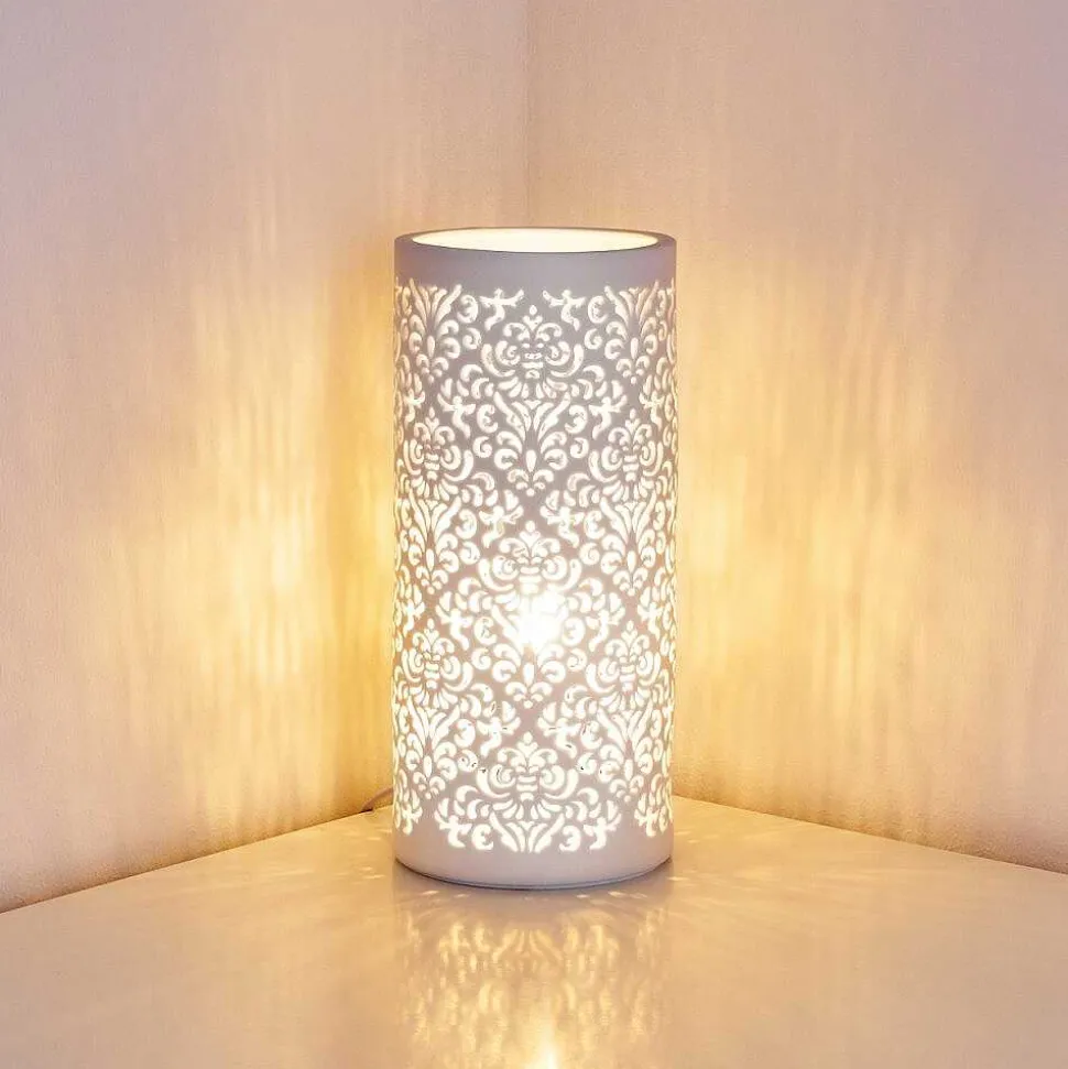 Lampe A Poser Aberjona Blanc, 1 Lumiere